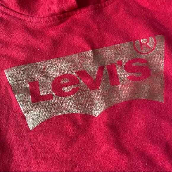 Girls Levi’s Cropped Sweatshirt - Picture 2 of 5